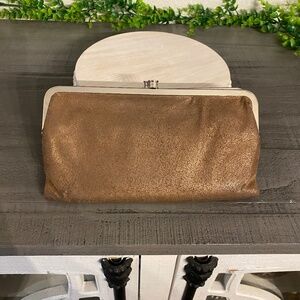 Hobo Brown Lauren Clutch